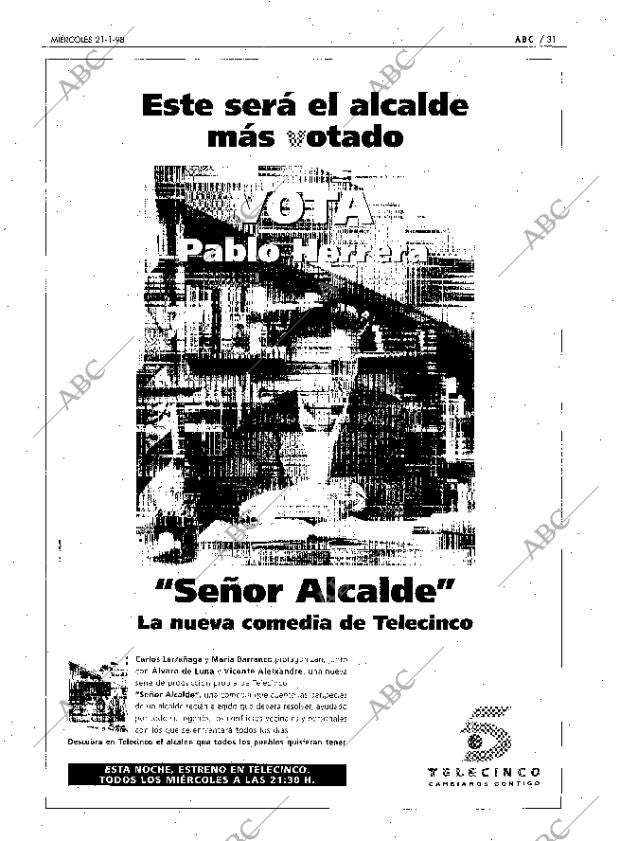 ABC MADRID 21-01-1998 página 31