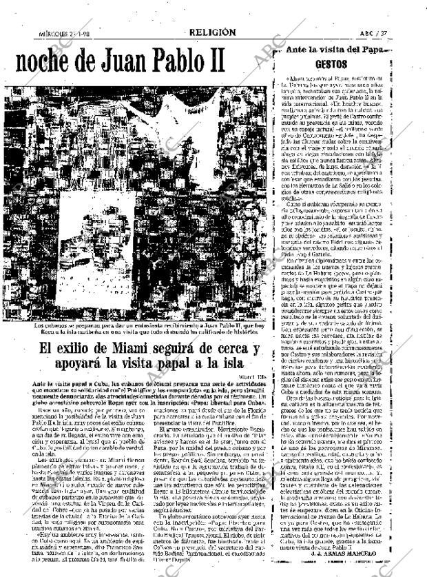 ABC MADRID 21-01-1998 página 37