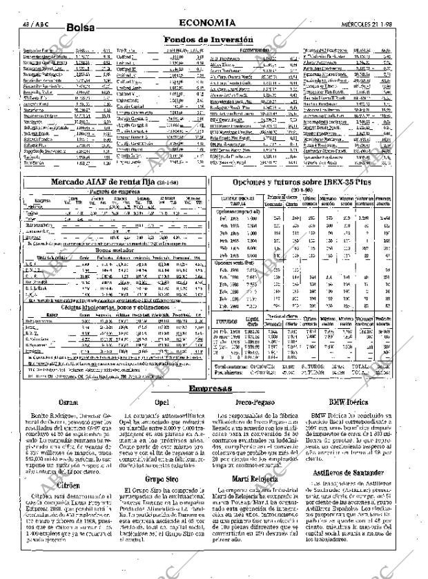 ABC MADRID 21-01-1998 página 48