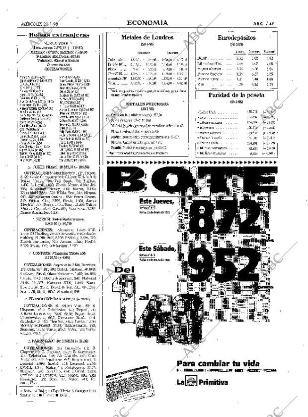 ABC MADRID 21-01-1998 página 49