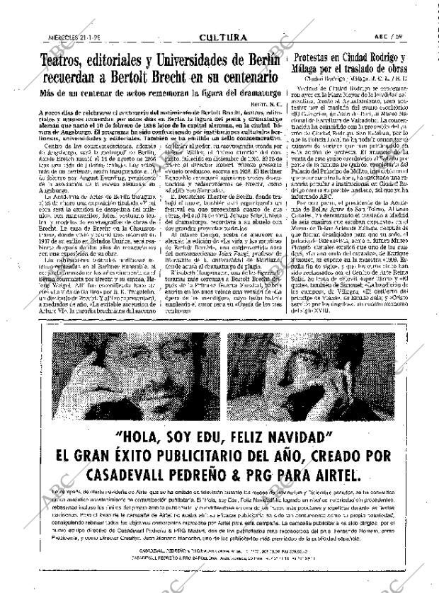 ABC MADRID 21-01-1998 página 59