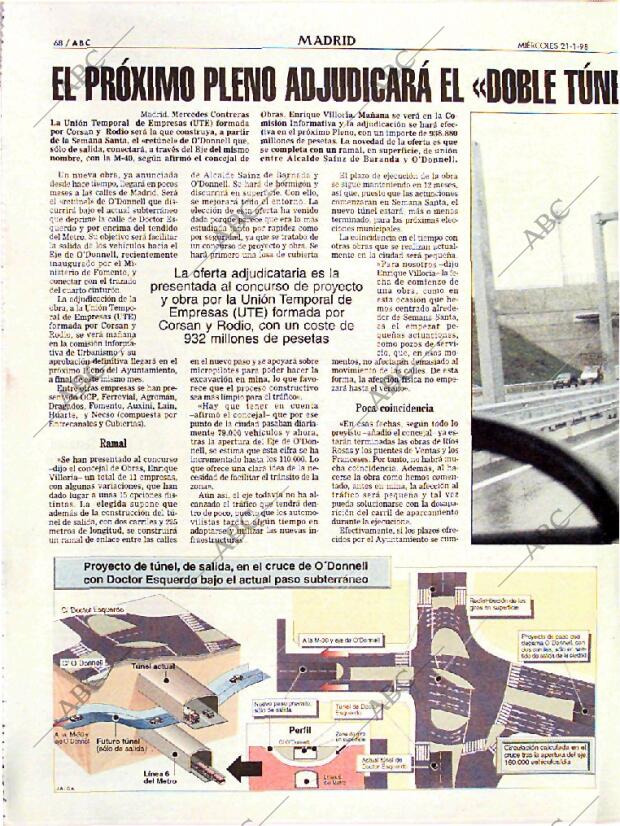 ABC MADRID 21-01-1998 página 68