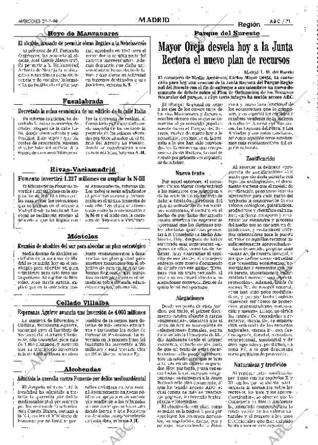 ABC MADRID 21-01-1998 página 71