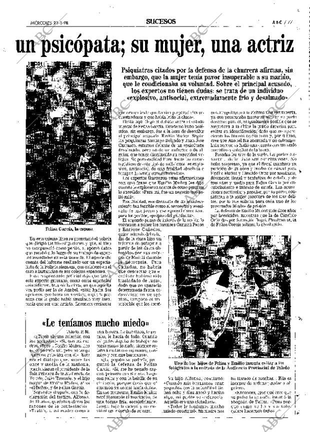 ABC MADRID 21-01-1998 página 77