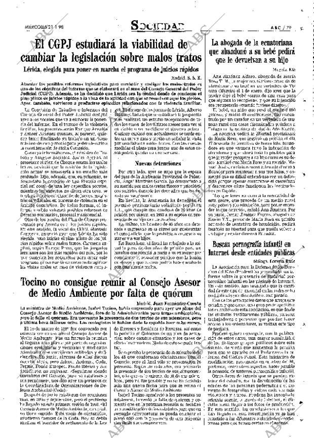 ABC MADRID 21-01-1998 página 79