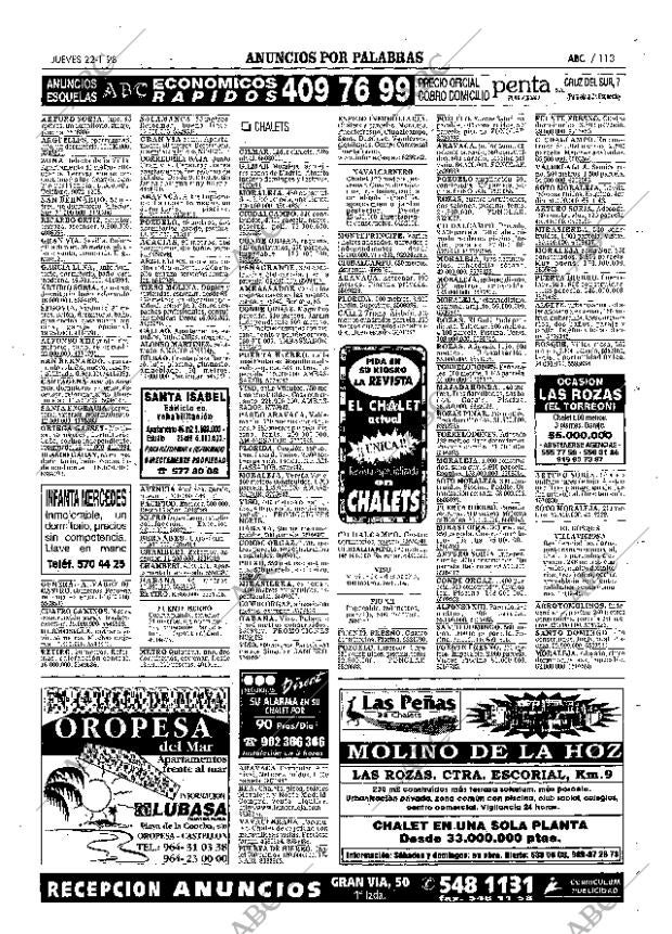 ABC MADRID 22-01-1998 página 113