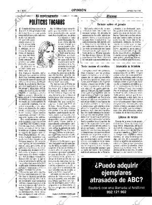ABC MADRID 22-01-1998 página 16