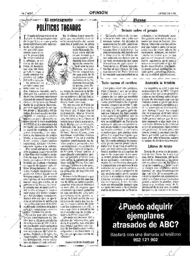 ABC MADRID 22-01-1998 página 16