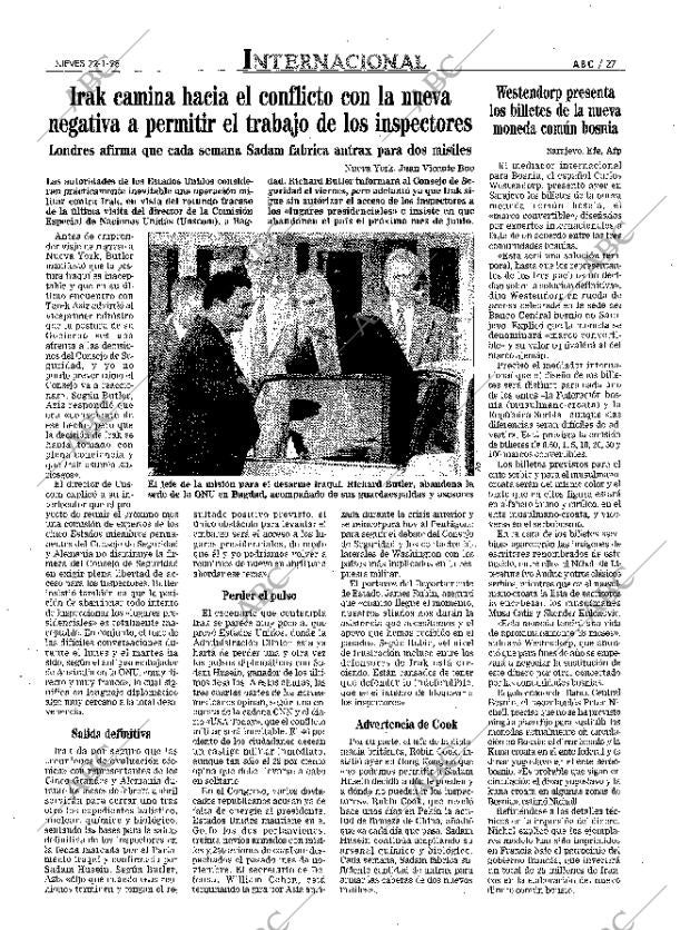 ABC MADRID 22-01-1998 página 27