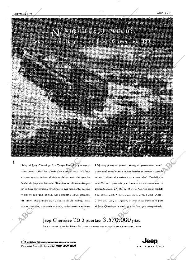 ABC MADRID 22-01-1998 página 41