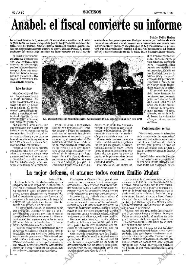 ABC MADRID 22-01-1998 página 82