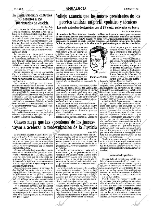 ABC SEVILLA 22-01-1998 página 38