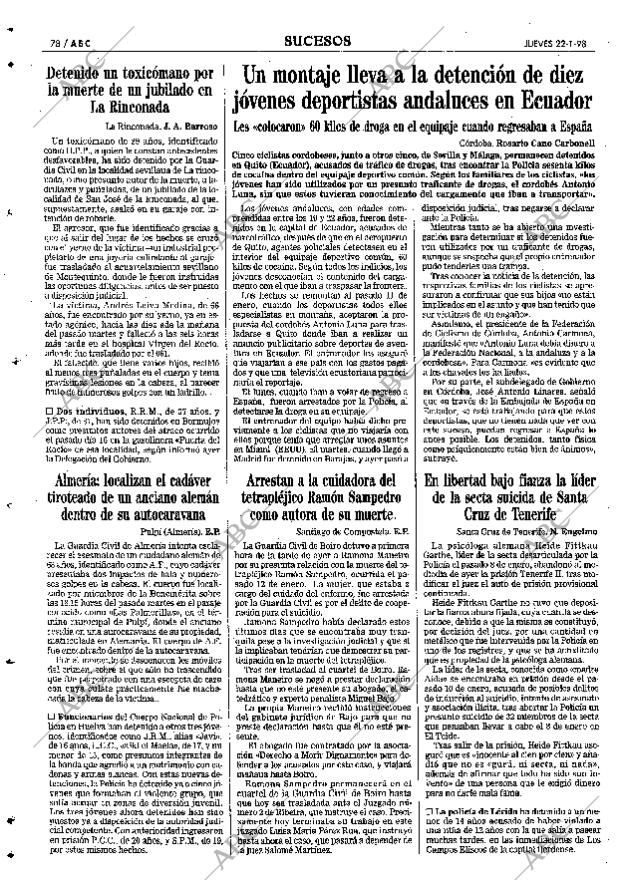 ABC SEVILLA 22-01-1998 página 78