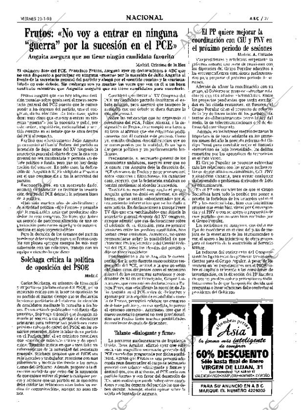 ABC SEVILLA 23-01-1998 página 27