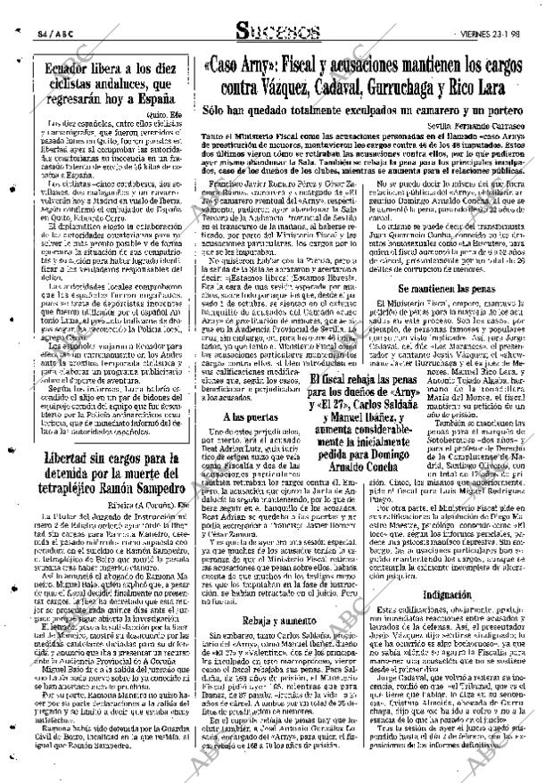 ABC SEVILLA 23-01-1998 página 84