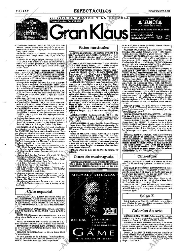 ABC SEVILLA 25-01-1998 página 110