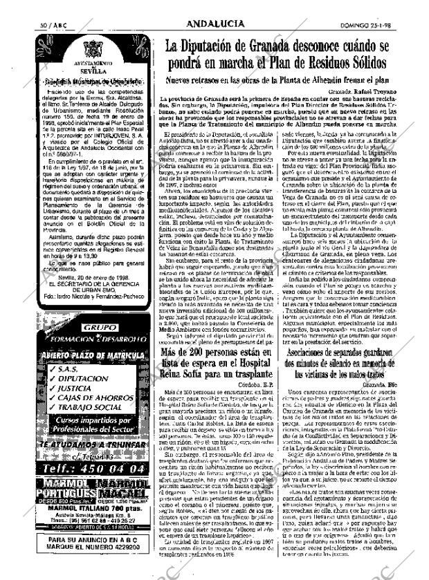 ABC SEVILLA 25-01-1998 página 50