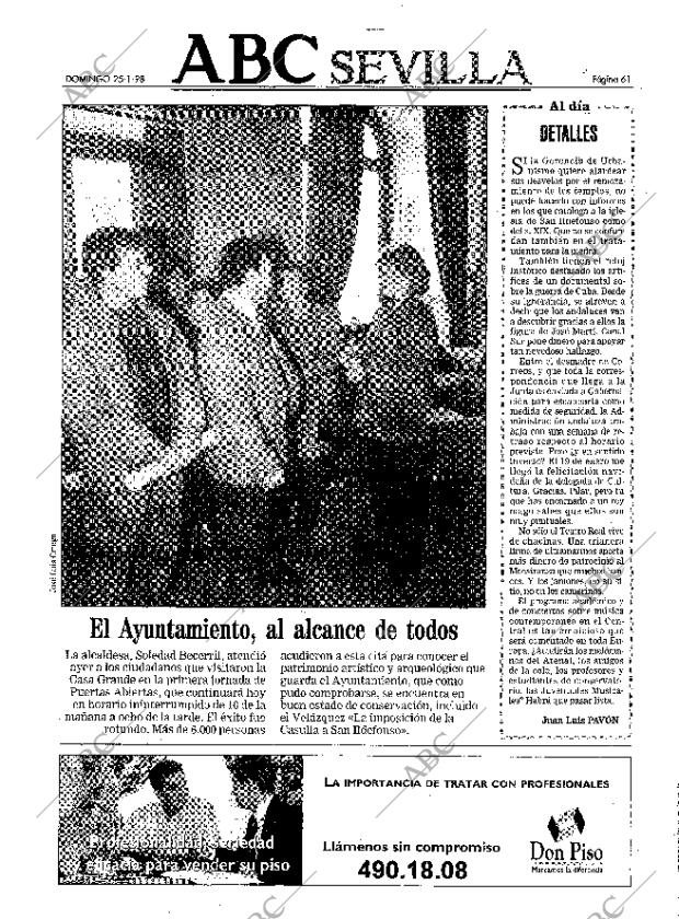 ABC SEVILLA 25-01-1998 página 61