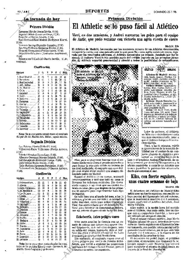ABC SEVILLA 25-01-1998 página 92