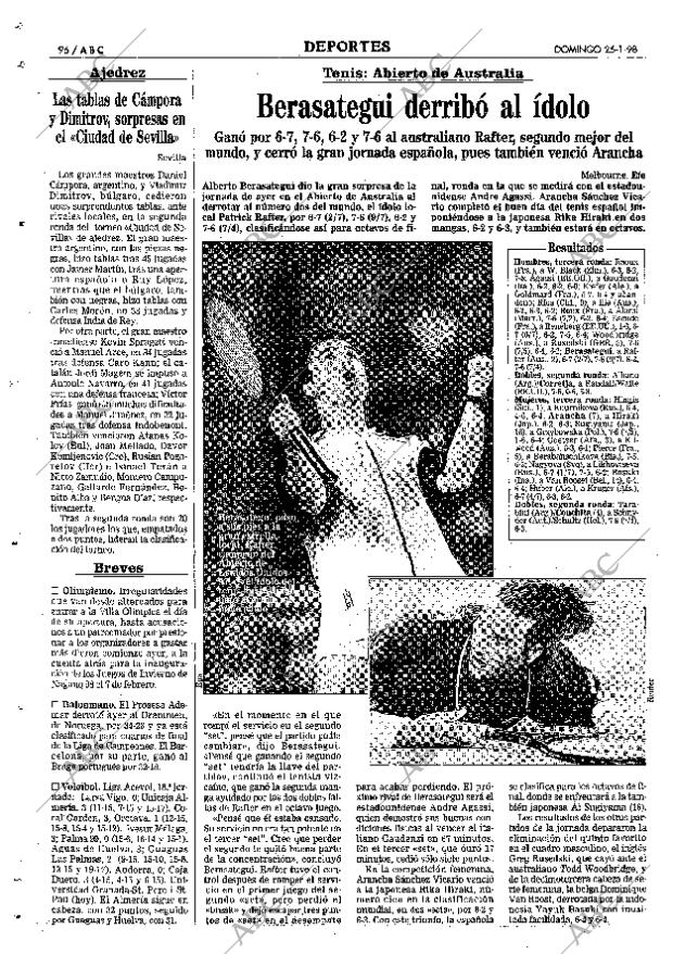 ABC SEVILLA 25-01-1998 página 96