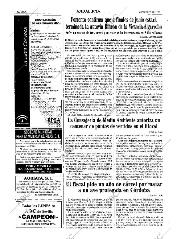 ABC SEVILLA 28-01-1998 página 42