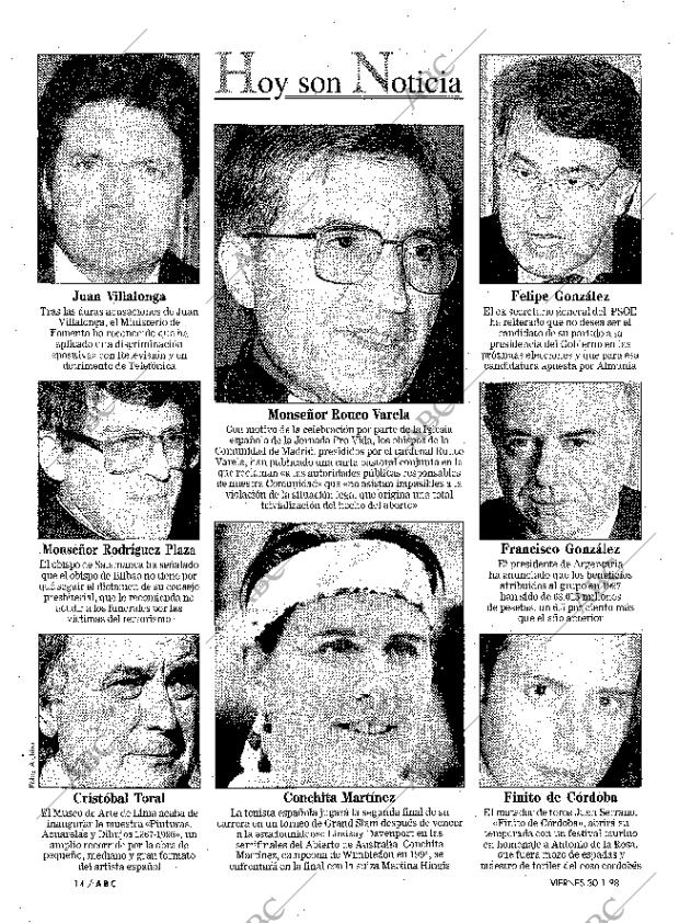 ABC MADRID 30-01-1998 página 14