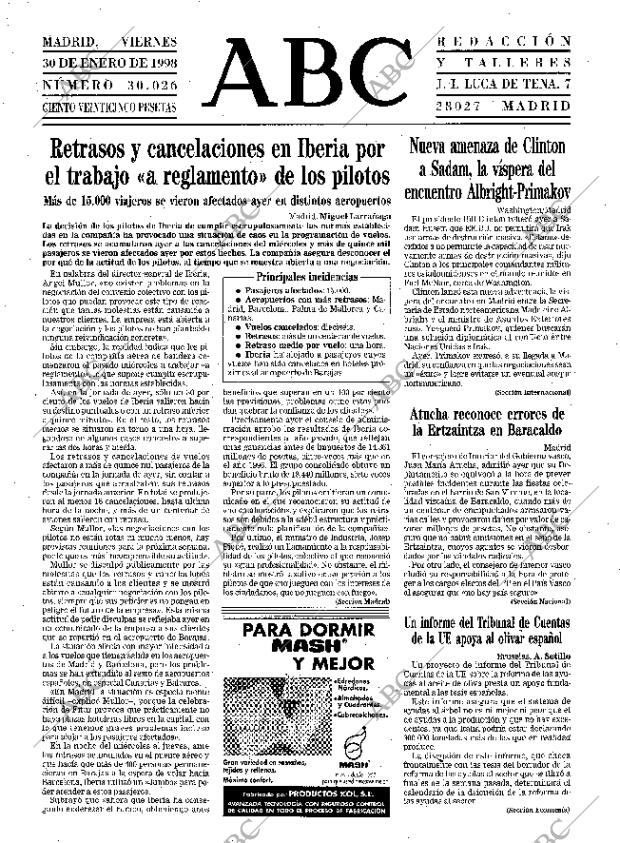 ABC MADRID 30-01-1998 página 19