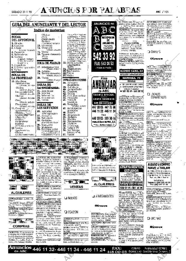 ABC MADRID 31-01-1998 página 101