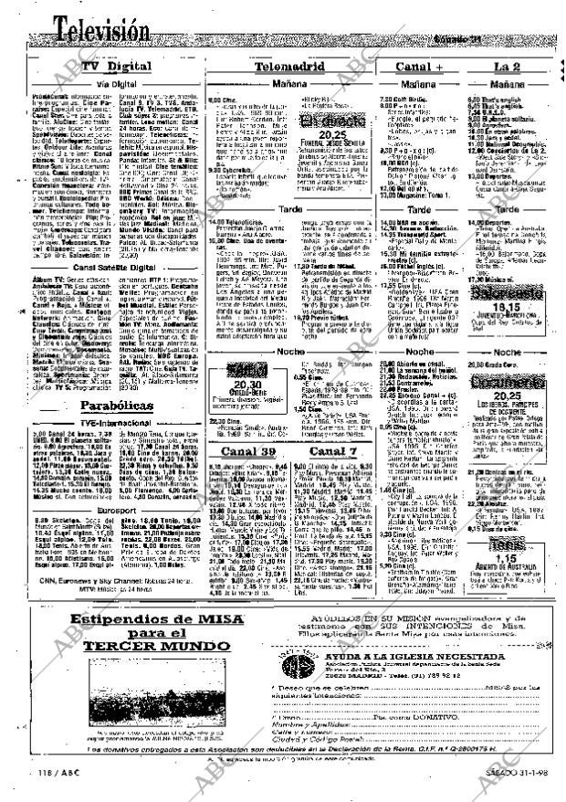 ABC MADRID 31-01-1998 página 118
