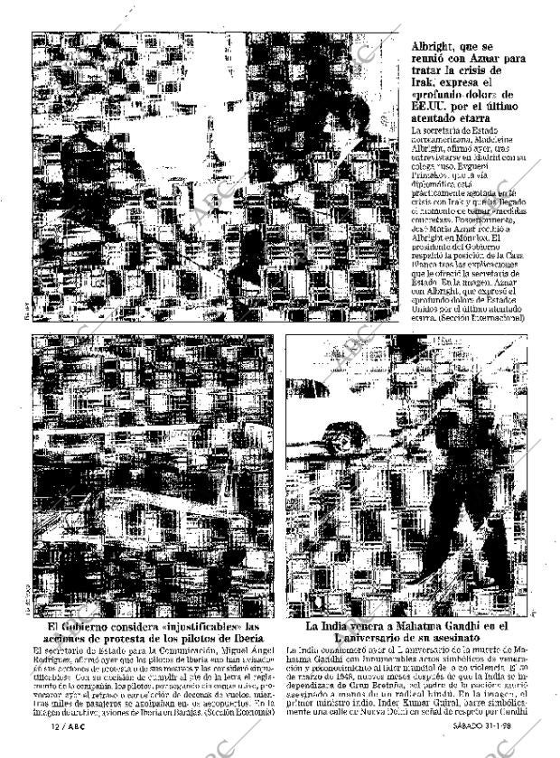 ABC MADRID 31-01-1998 página 12
