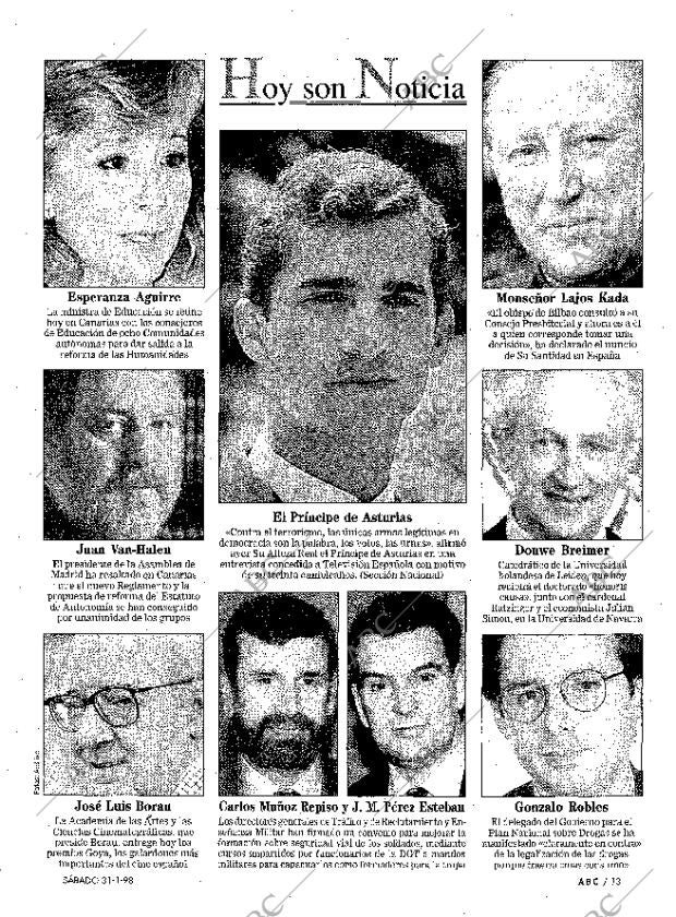 ABC MADRID 31-01-1998 página 13