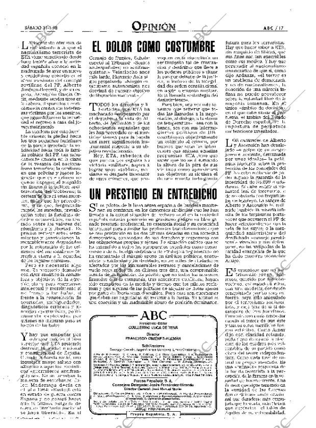 ABC MADRID 31-01-1998 página 17