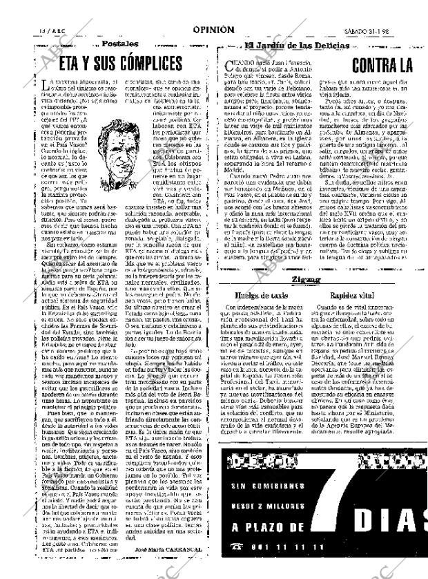 ABC MADRID 31-01-1998 página 18