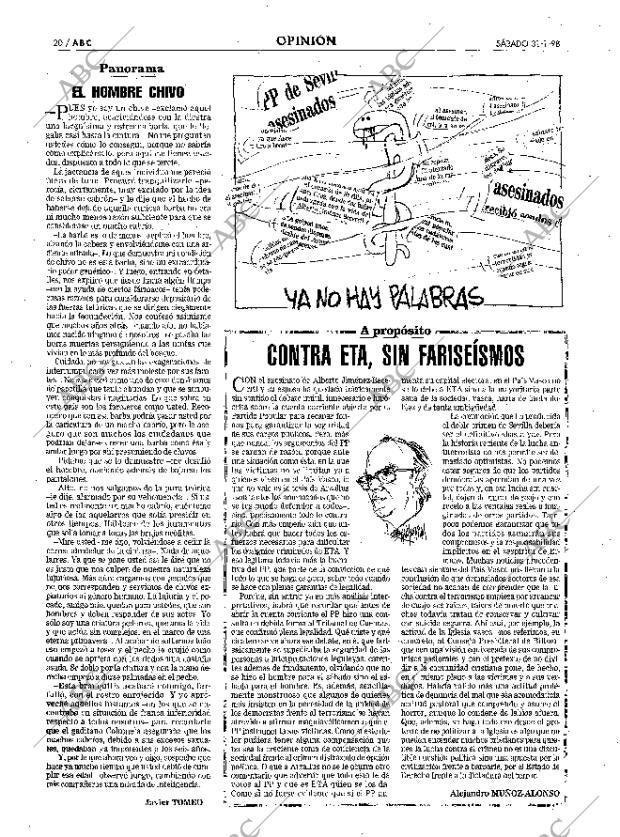 ABC MADRID 31-01-1998 página 20