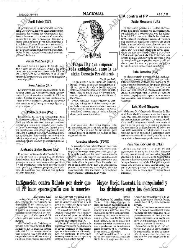 ABC MADRID 31-01-1998 página 31