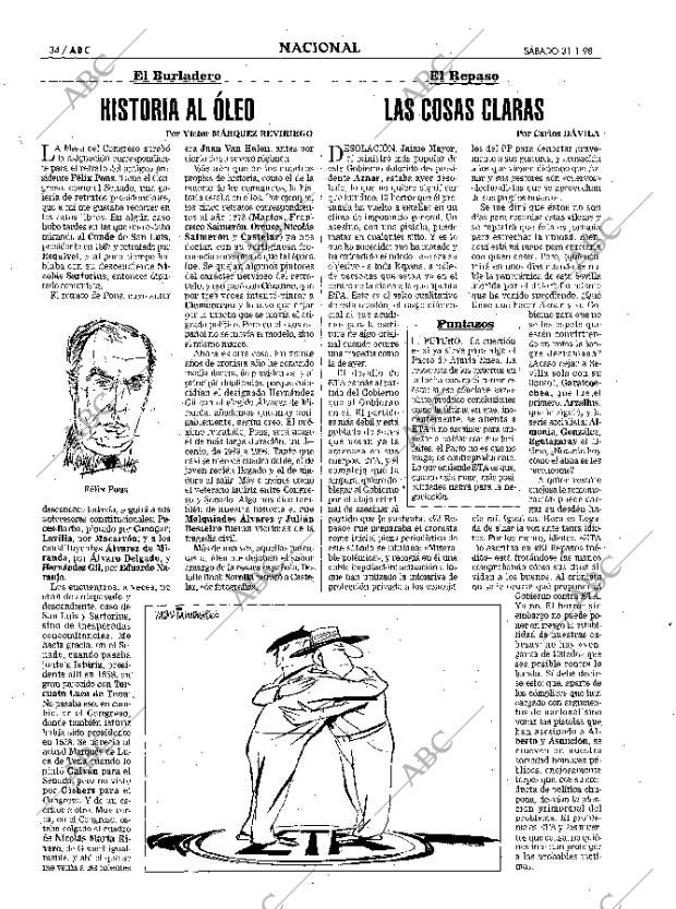 ABC MADRID 31-01-1998 página 34