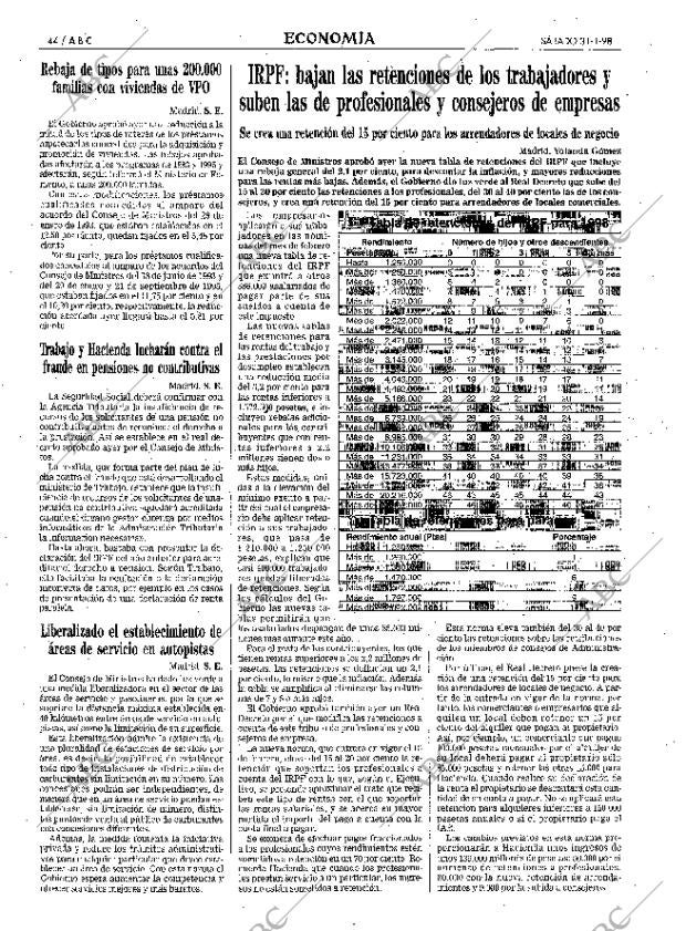 ABC MADRID 31-01-1998 página 44