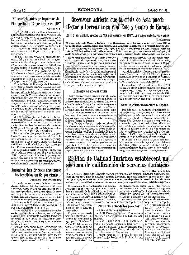 ABC MADRID 31-01-1998 página 46