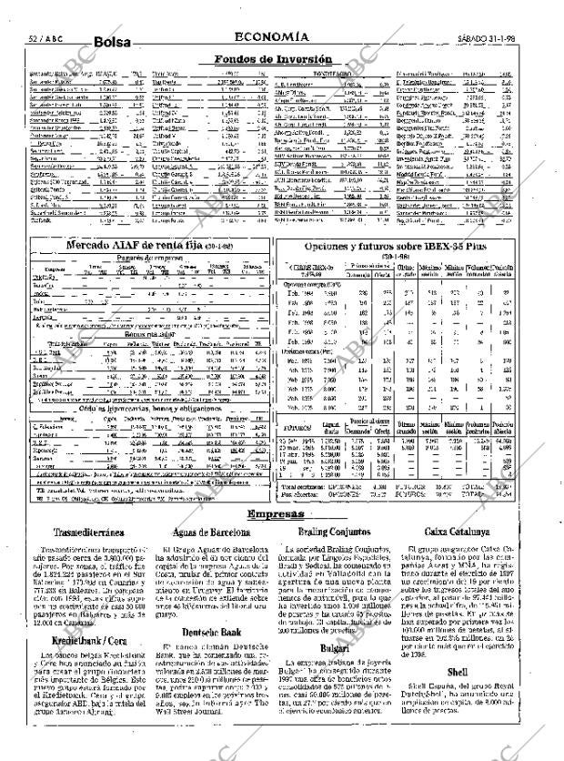 ABC MADRID 31-01-1998 página 52