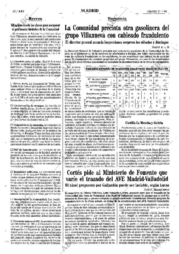 ABC MADRID 31-01-1998 página 62
