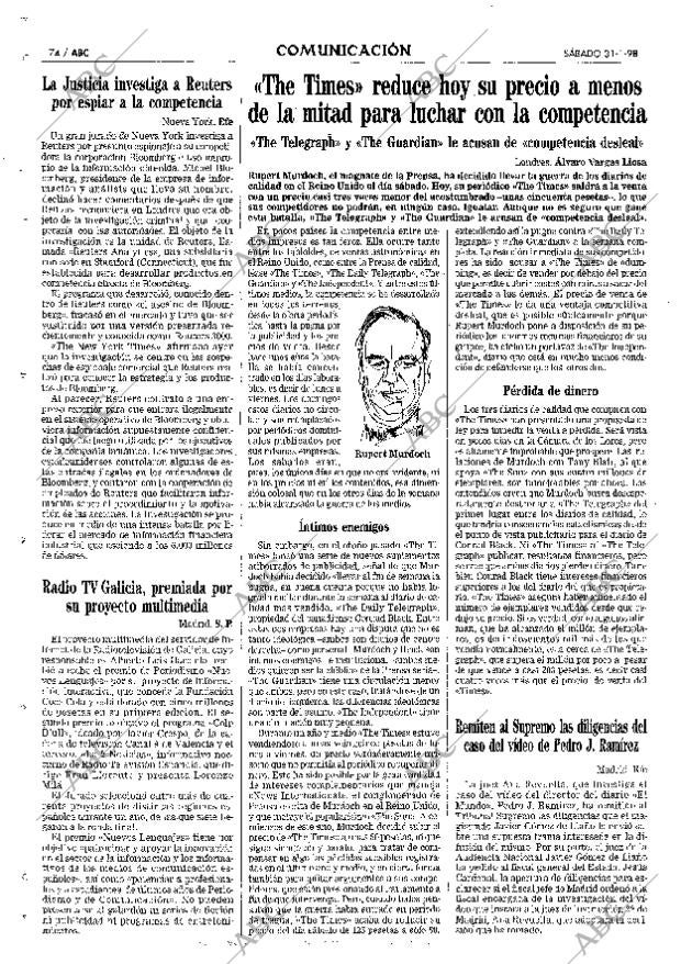 ABC MADRID 31-01-1998 página 74