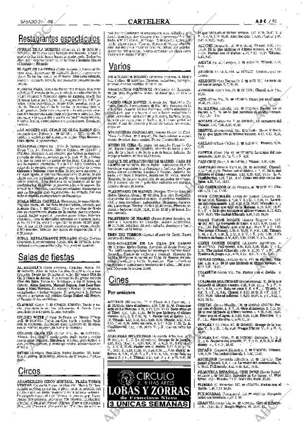 ABC MADRID 31-01-1998 página 93