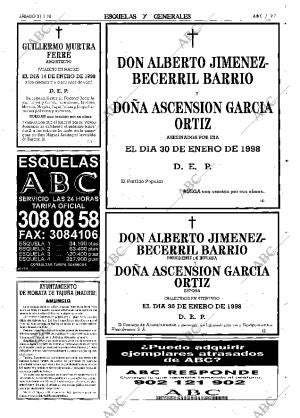 ABC MADRID 31-01-1998 página 97