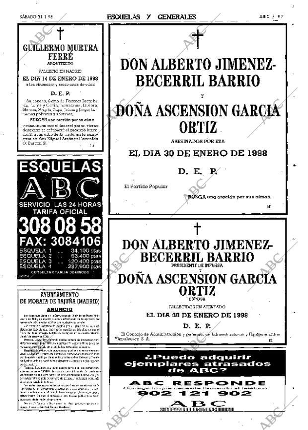 ABC MADRID 31-01-1998 página 97