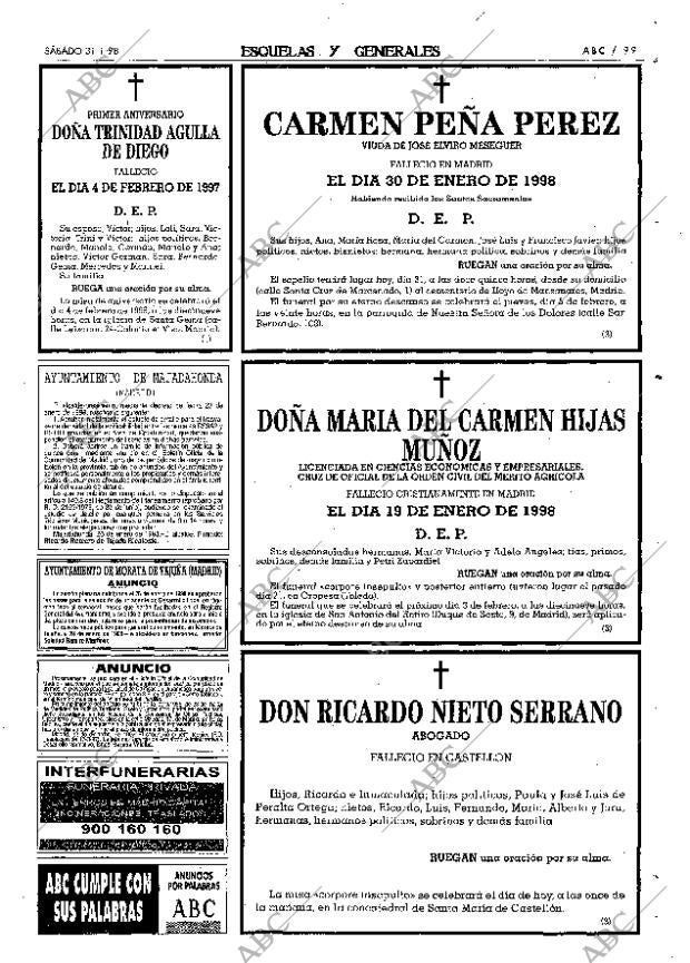 ABC MADRID 31-01-1998 página 99