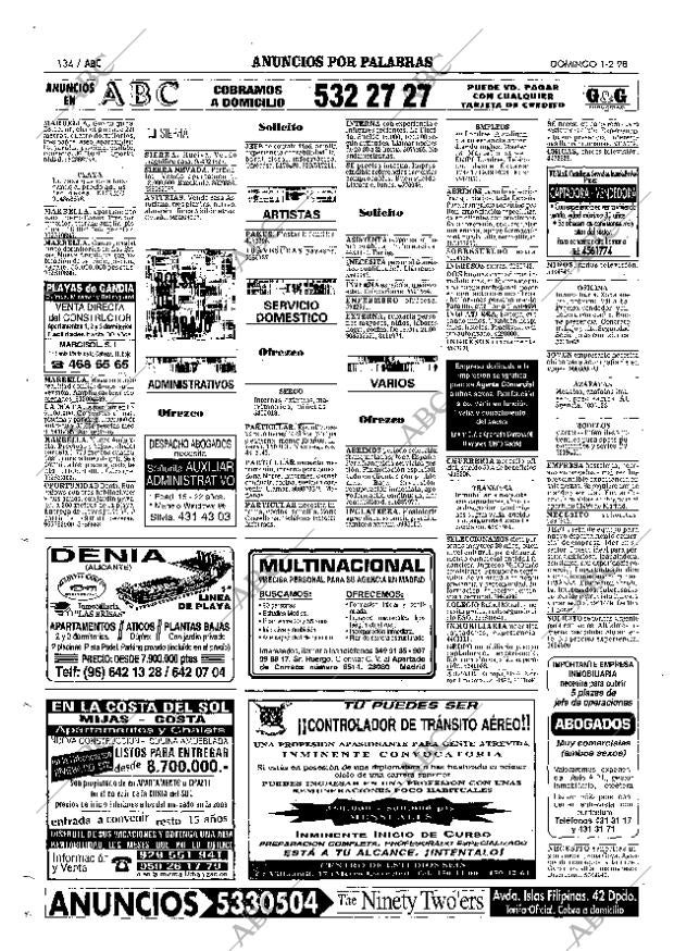 ABC MADRID 01-02-1998 página 134