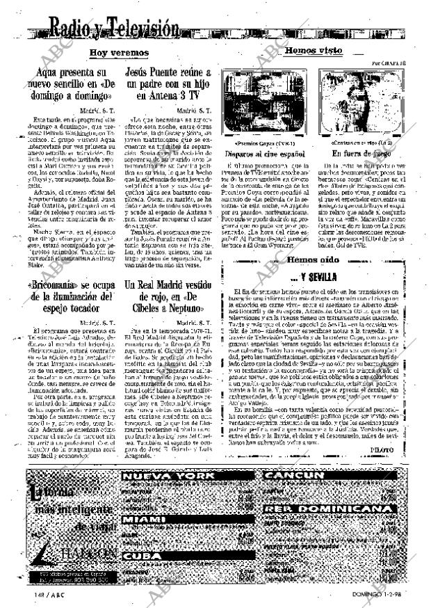ABC MADRID 01-02-1998 página 148