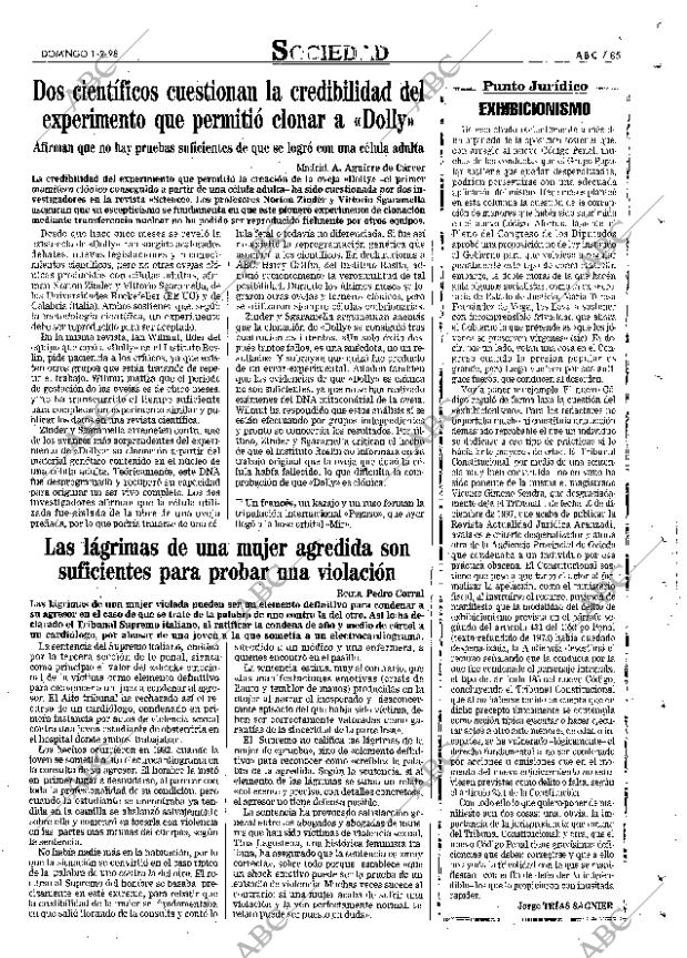 ABC MADRID 01-02-1998 página 85