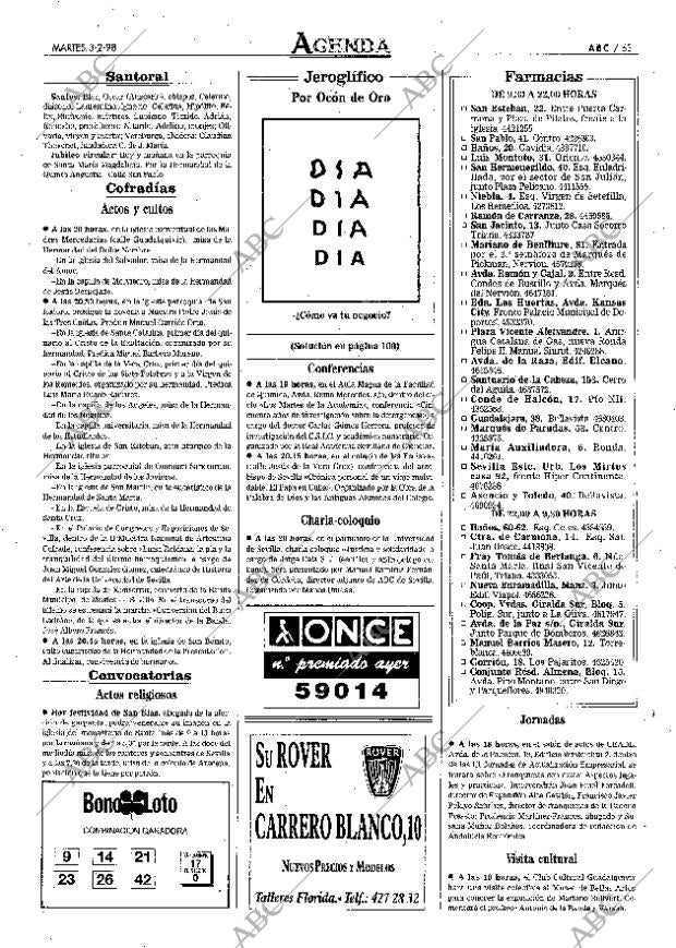 ABC SEVILLA 03-02-1998 página 63