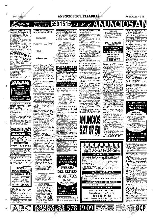 ABC MADRID 04-02-1998 página 104